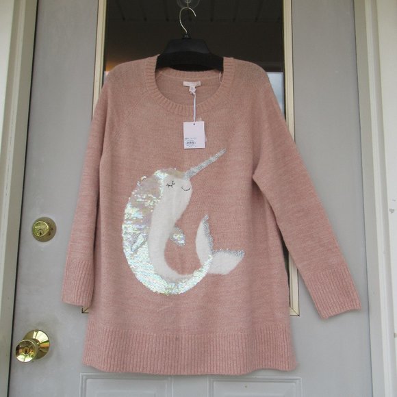 NWT LC Lauren Conrad narwhal sweater - Picture 10 of 16